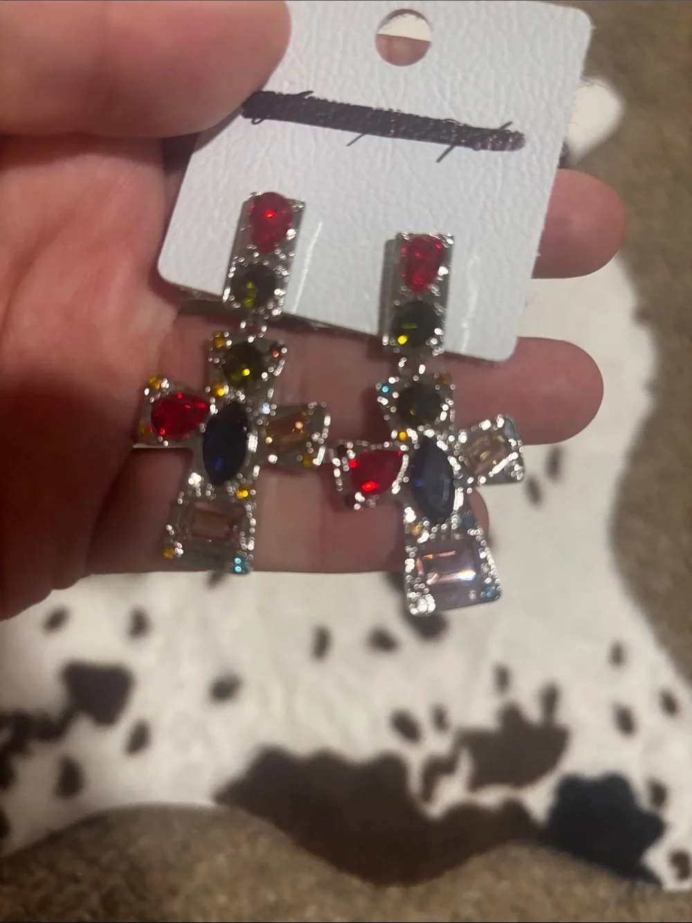 Free People Cross earrings